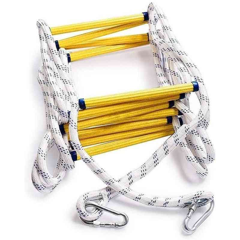 Flexible Insulated Rescue Rock Climbing Anti-skid Engineering Rope Ladder