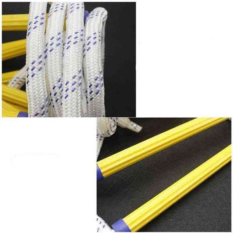 Flexible Insulated Rescue Rock Climbing Anti-skid Engineering Rope Ladder