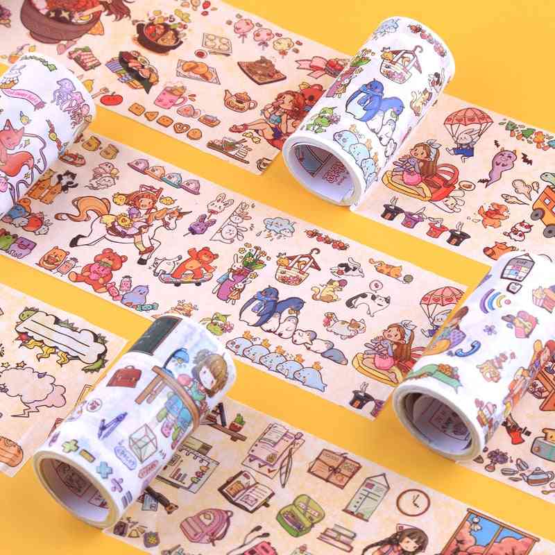 Cute Lovely Decoration Paper Masking Washi Tape 8pcs Set