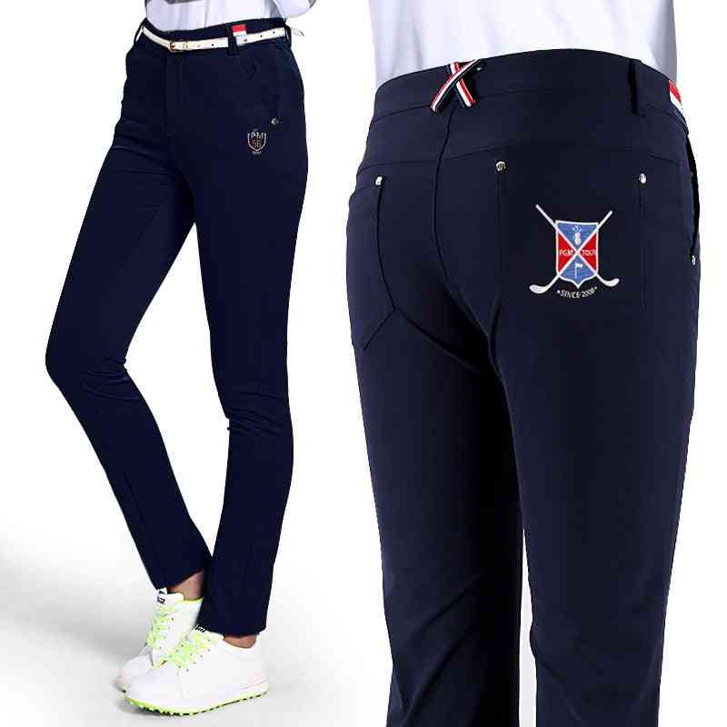 Slimming High Elastic Women Golf Pants, Trousers