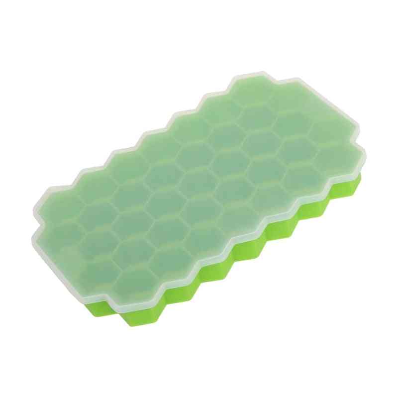37-grids Honeycomb, Mini Ice Maker, Cube Cavity, Silicone Tray