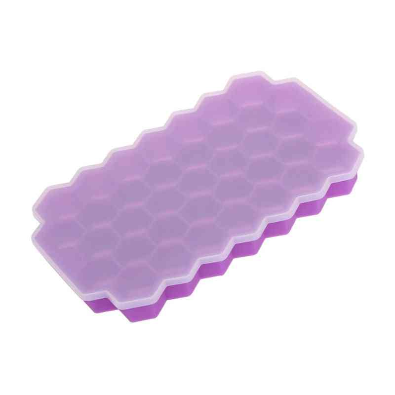 37-grids Honeycomb, Mini Ice Maker, Cube Cavity, Silicone Tray