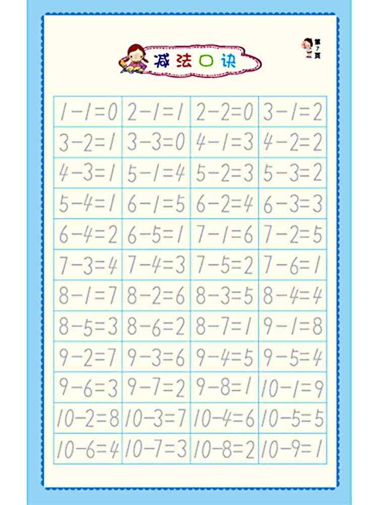 Educational Learning Arithmetic Math Writing 3d Exercise Reusable Copybook