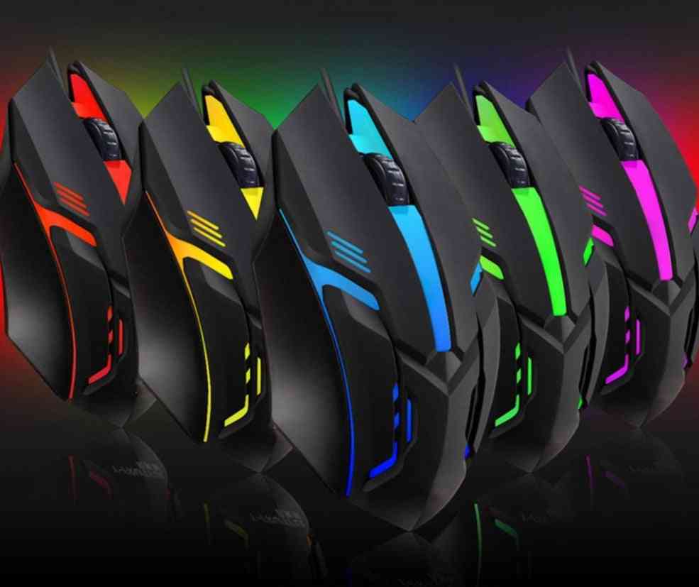 7 Colors- Led Backlight, Usb Wired, Optical Gaming Mouse For Laptop/pc