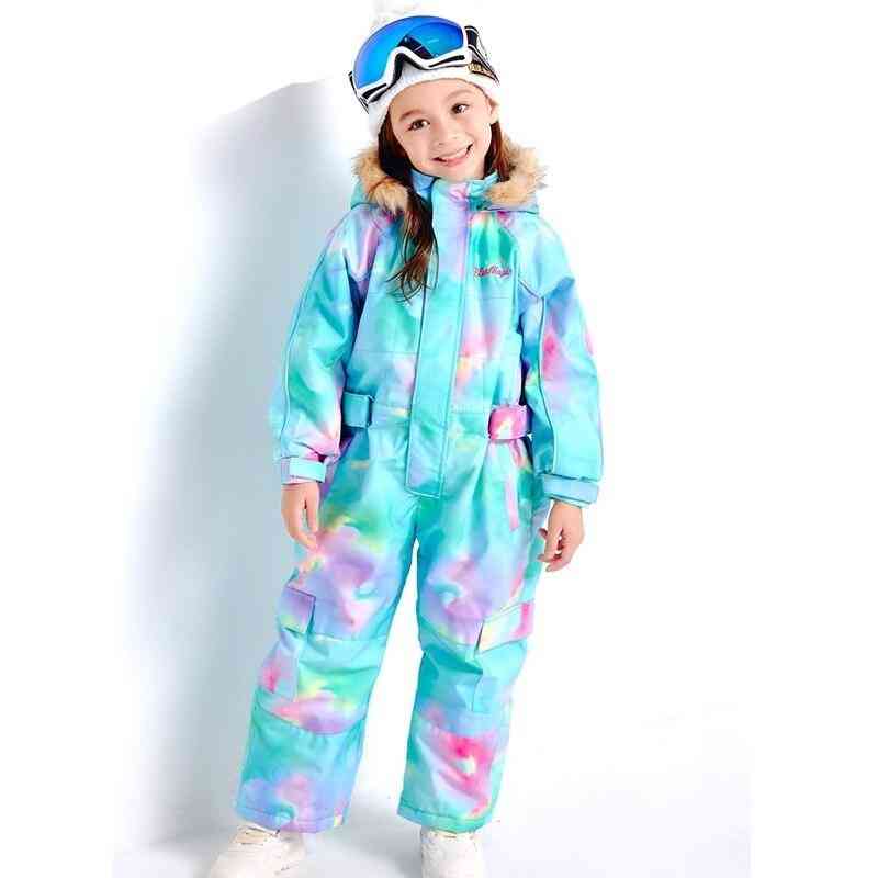Children Outdoor Sports - Waterproof Hooded Ski Suits