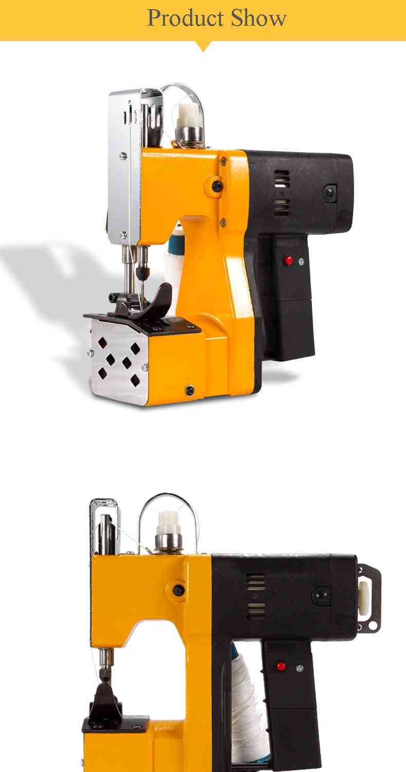 Sacos eléctricos portátiles máquina de coser bolsa de arroz más cerca para sellar papel kraft