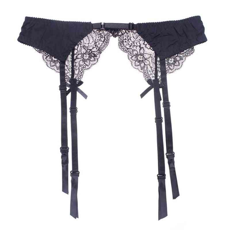 Adjustable- Waist Belt, Stockings Suspender, Lace Top Garter