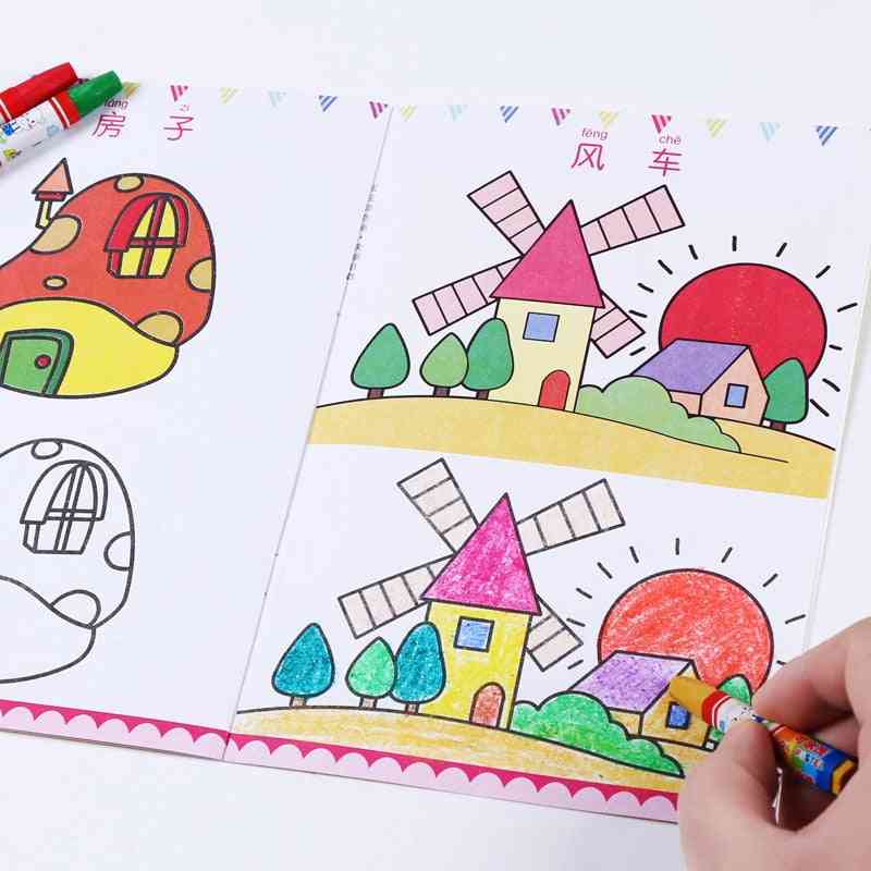 Children Kids Cute Stick Figure  Books Easy To Learn Drawing Book
