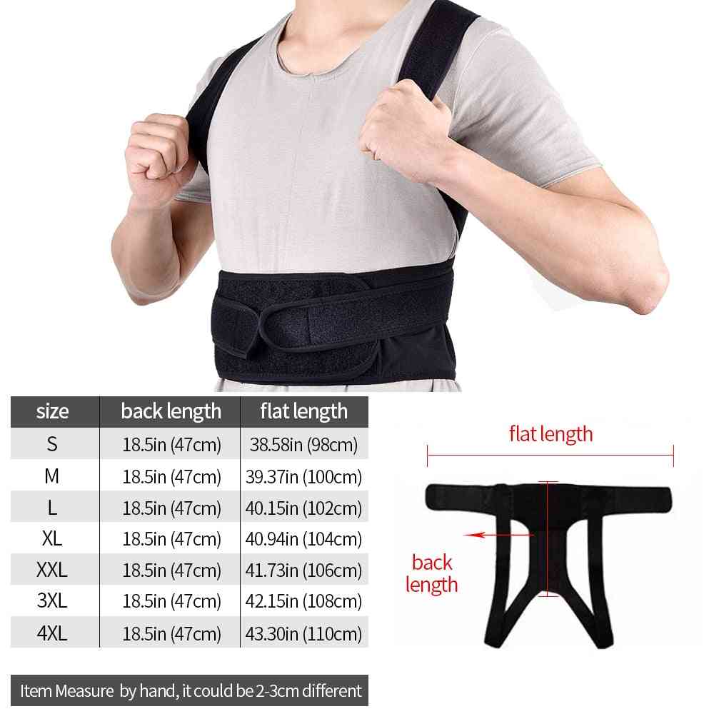 Back Waist Posture Corrector Adjustable Correction Belt