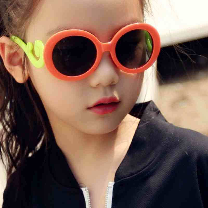 Bambini simpatici occhiali da sole in silicone uv-400 con protezione dalle radiazioni radiation