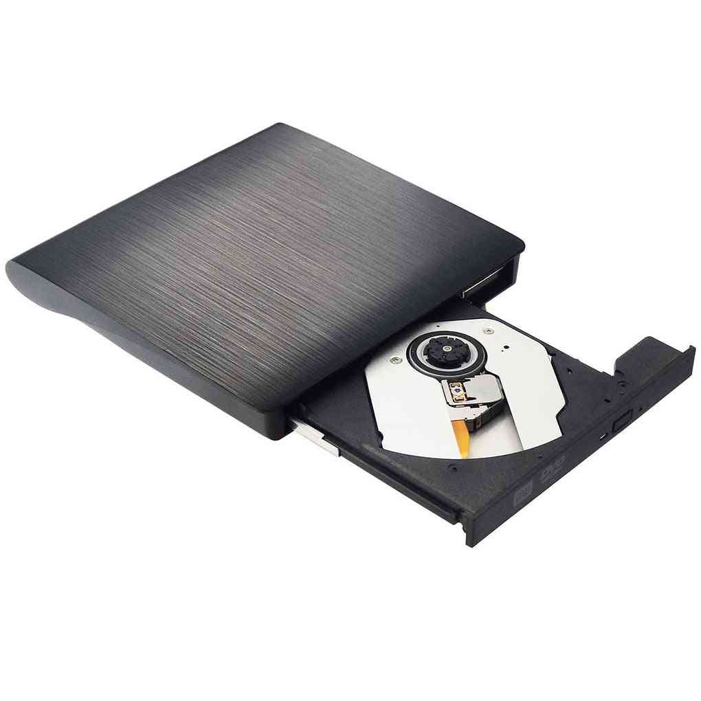 Unità ottica dvd-rom usb 3.0 portatile esterno cd rom sottile e lettore di dischi