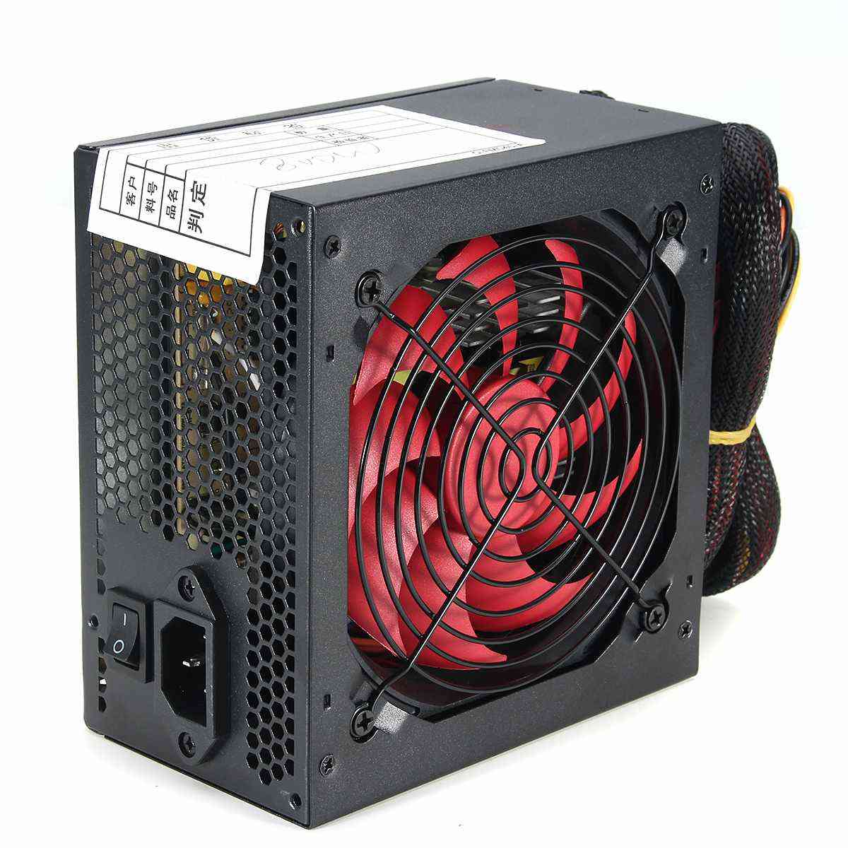 Vícekanálový ventilátor napájecího zdroje pro počítače Intel AMD PC 12V ATX SLI PCI-E Gaming