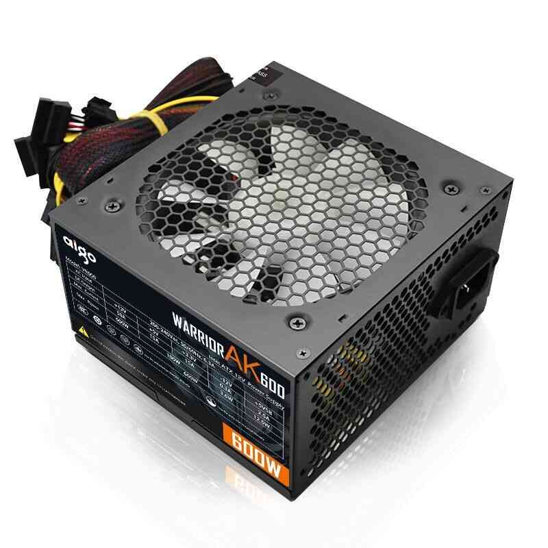Ak600 Max 600w Power Supply Psu, Pfc Silent Fan 12v For Computer