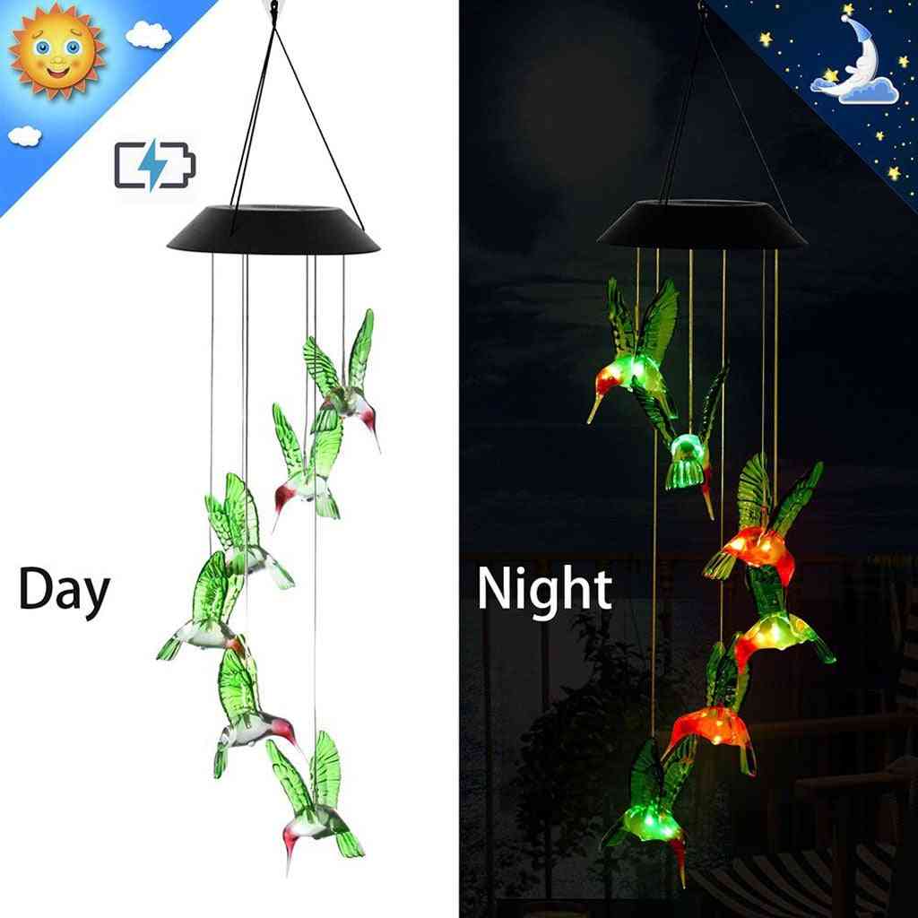 Dreamcatcher mijenja boju led solarni vjetar zvončić kolibri