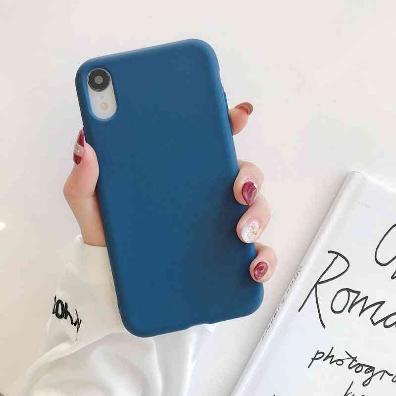 Candy Color Soft Tpu Rubber Silicone Phone Back Cover