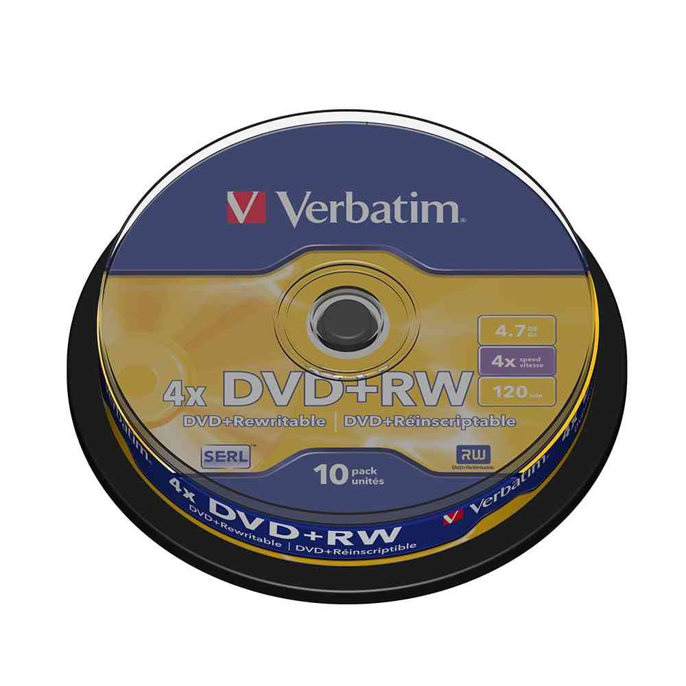 4x 4.7gb Dvd Rw Blank Disc