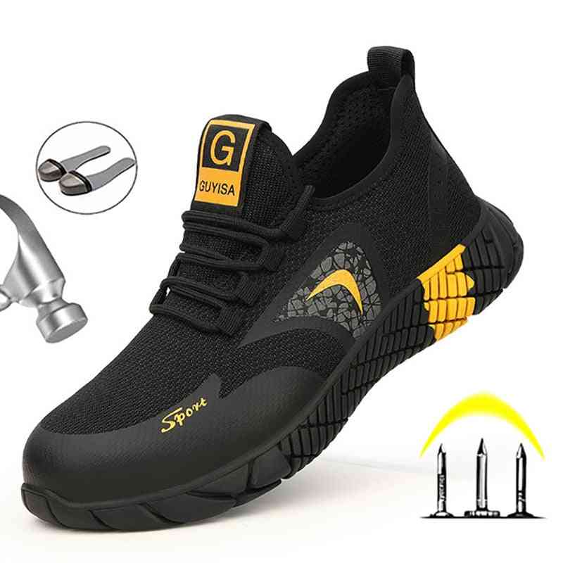 Breathable Safety Boots With Steel Toe Cap
