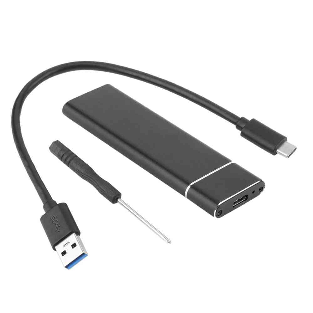 Usb 3.1 To M.2 Nvme, Ssd Enclosure, M-key To Type-c Adapter, Case Box