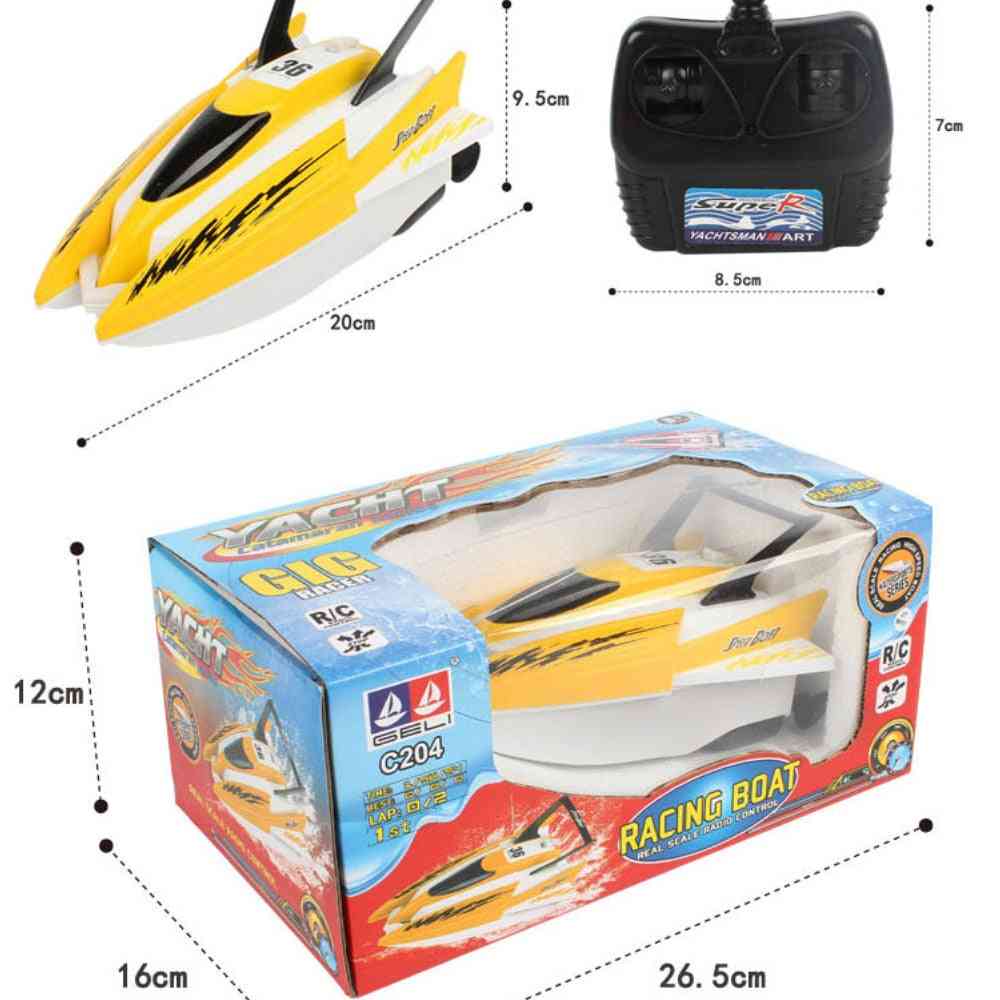 Electric Remote Control, Plastic Boat With Twin Motor For Kid