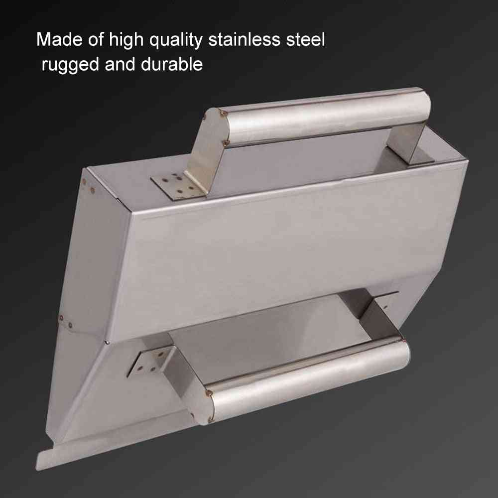 Stainless Steel, Plaster Scraper With Handle Mortar, Hand Tools, Anti-slip Cement, Wall Decor