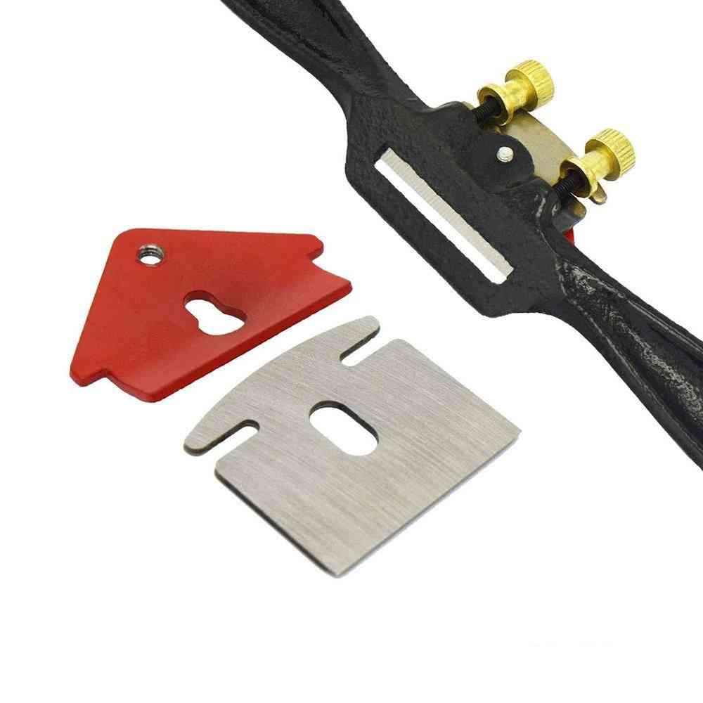 Plane Spokeshave, Hand Planer Trimming, Wood Cutting, Edge Chisel Tool With Screw/ Blade