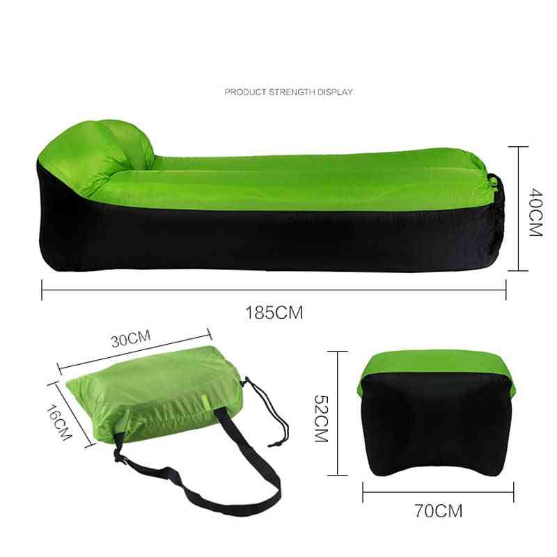 въздушен шезлонг, водоустойчив надуваем диван за външно легло за спане и седалка за стол