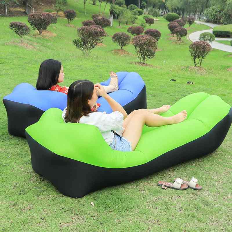 Portable Air Lounger, Waterproof Inflatable Sofa For Outdoor Beach, Sleeping Bed