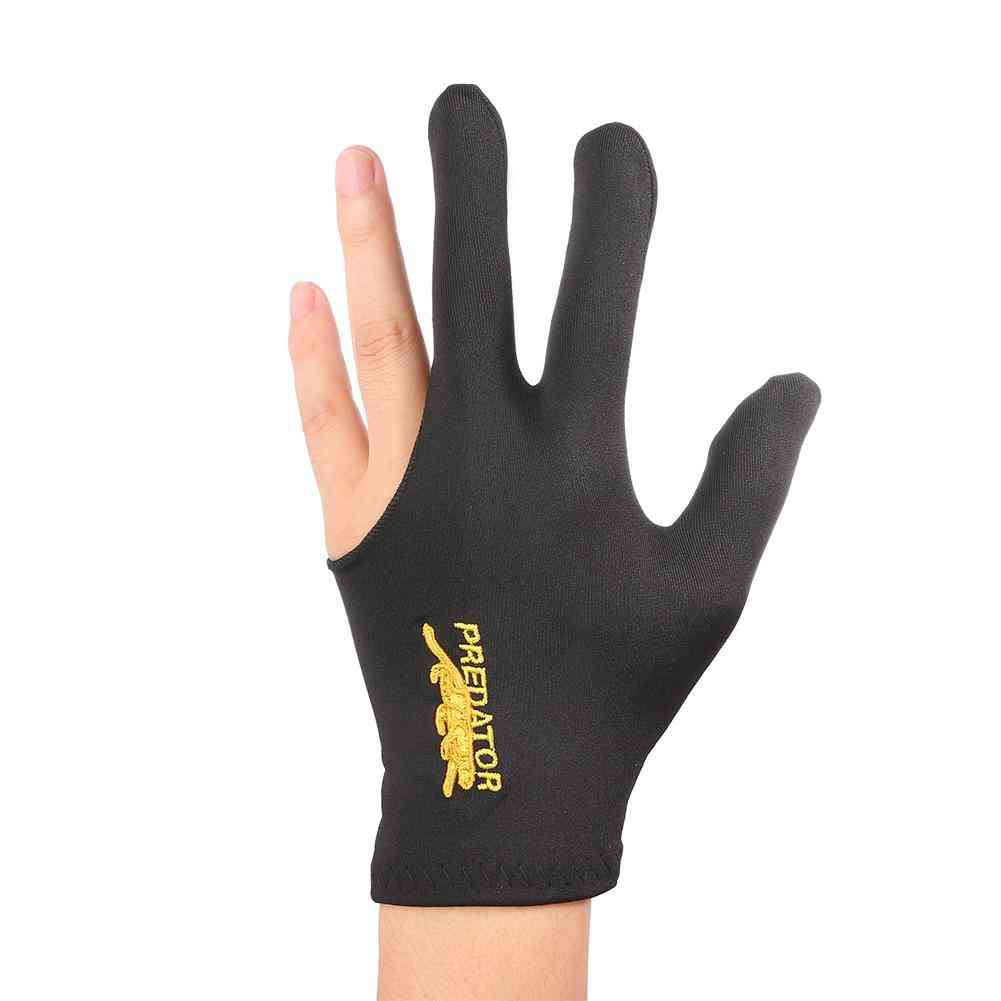 Bilard lewa ręka trzypalcowe rękawiczki