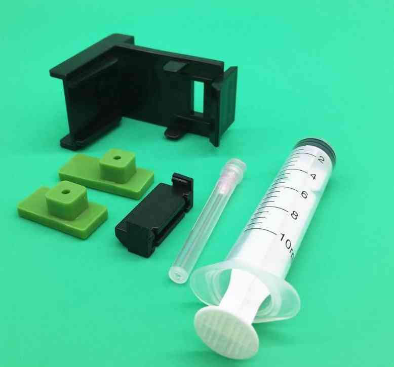 Ink Cartridge, Clamp Clip, Pumping Ink Refill Tool With Syringe Needles