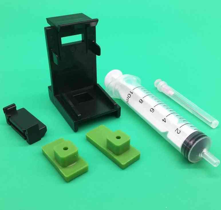 Ink Cartridge, Clamp Clip, Pumping Ink Refill Tool With Syringe Needles