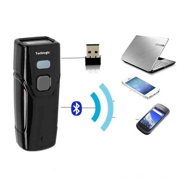 Wireless Bluetooth Barcode Scanner, Mini Laser Portable Reader