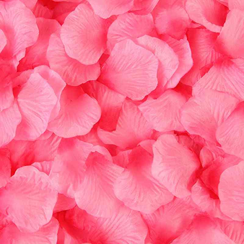 Selyem mesterséges rózsaszirom esküvői dekorációhoz
