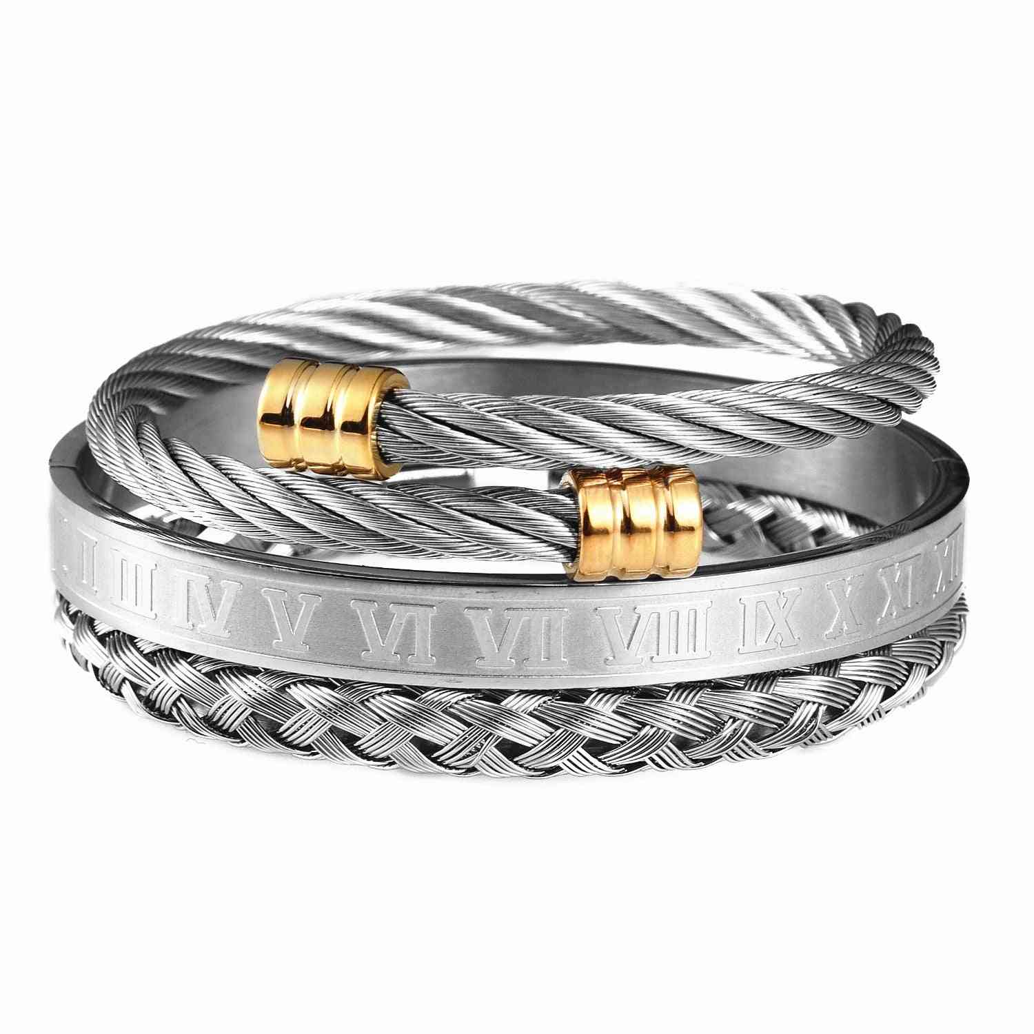 Stainless Steel Bracelet, Charm Bracelets
