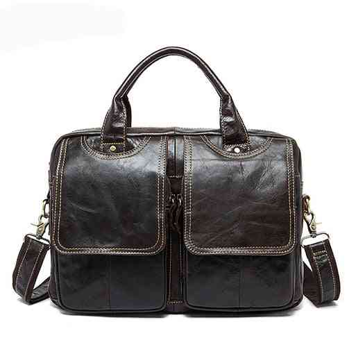 Soft Handle Leather Bag