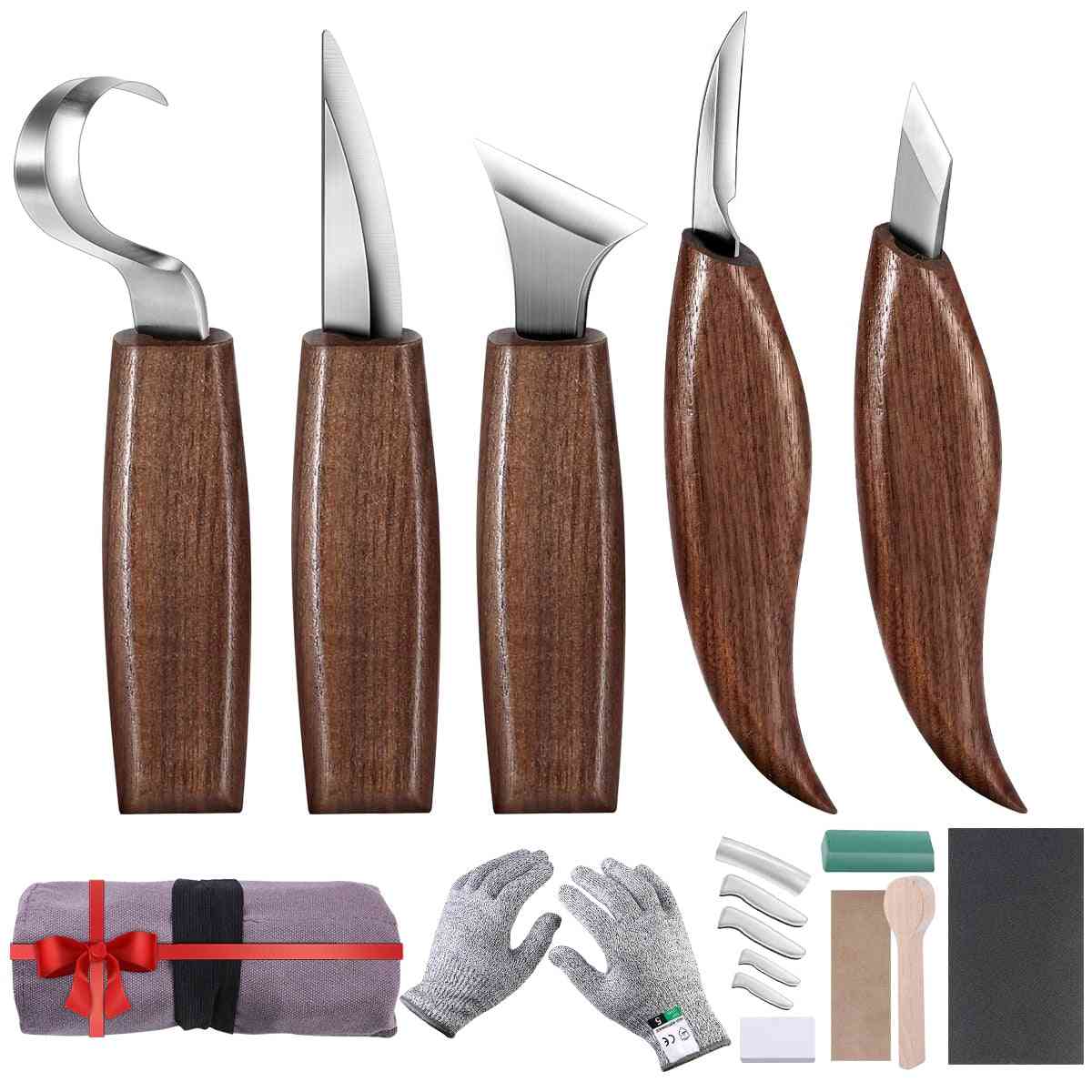Holzschnitzmesser, Cutter Holzbearbeitungs-Handwerkzeug-Set