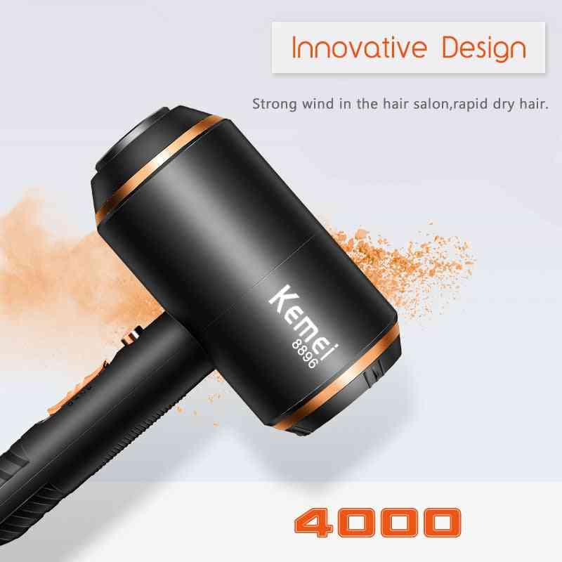 Ionic Hair Dryer, Strong Power, Blow Dry Electrc, Professional Hairdressing Equipment