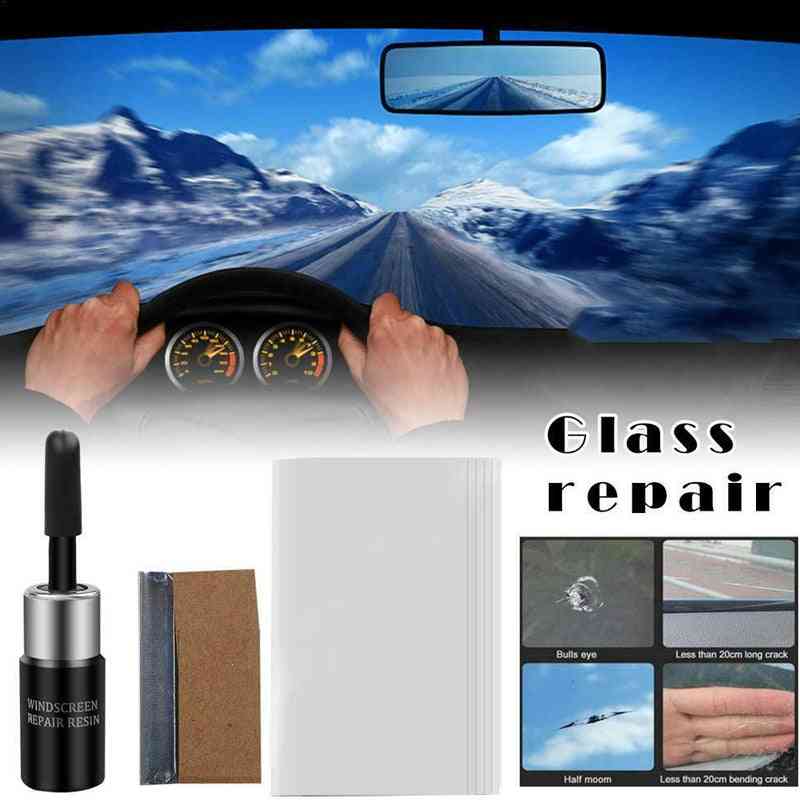 Kit de reparo de vidro rachado, nano líquido para pára-brisa, janela do carro faça você mesmo, tela do telefone, utensílio, restauração de rachadura zero