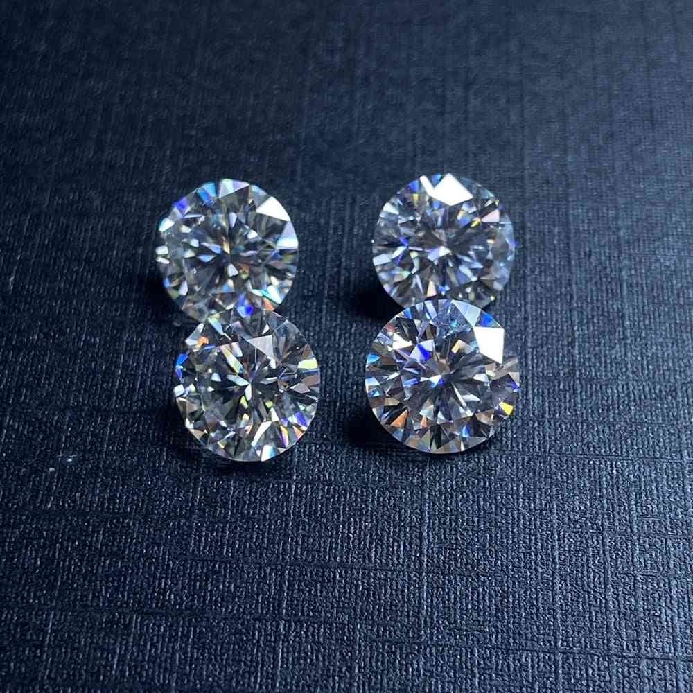 Loose Moissanite, Stone Ring For Earrings Jewelry Making
