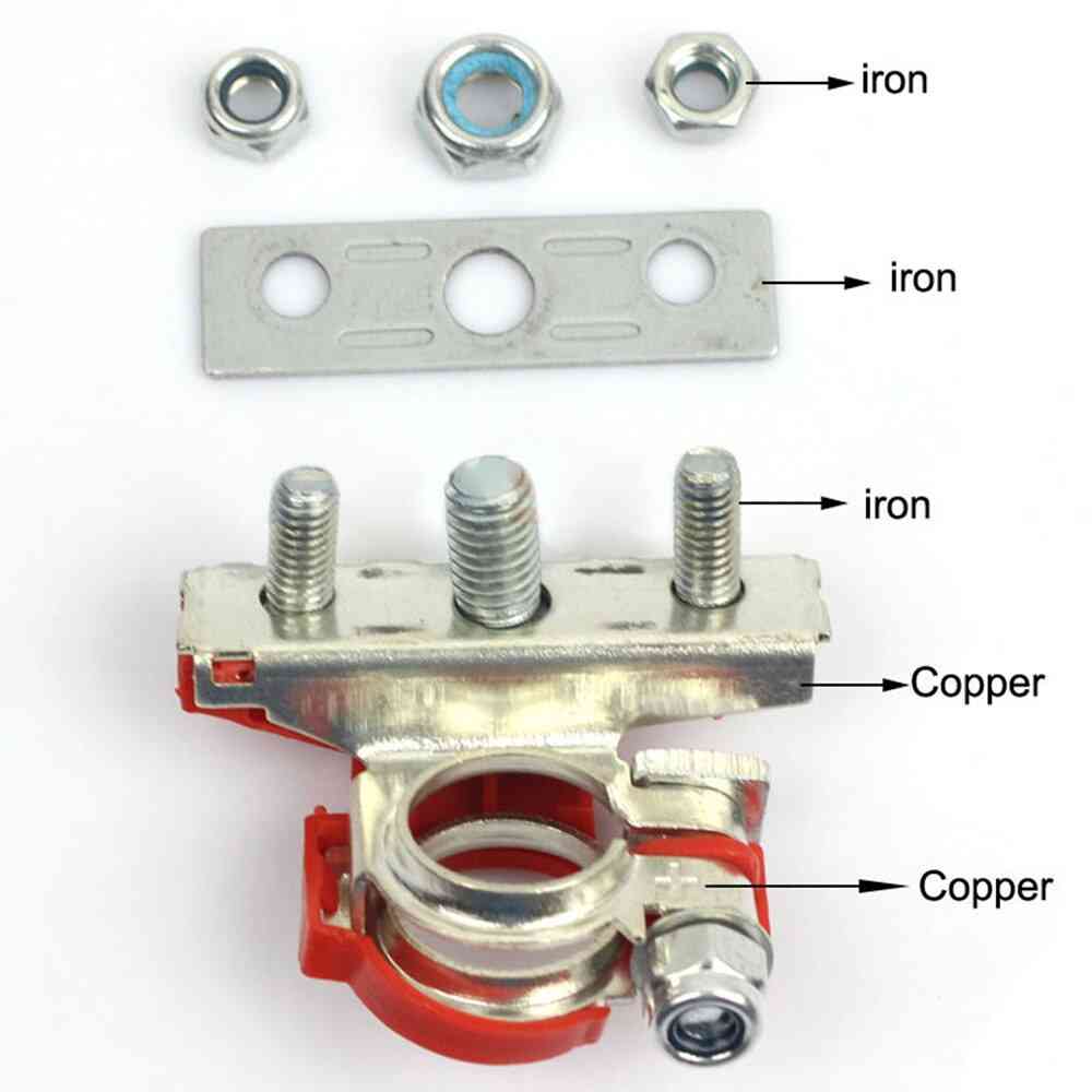 Auto Battery Terminal, Connector Clamps For Car Accessories