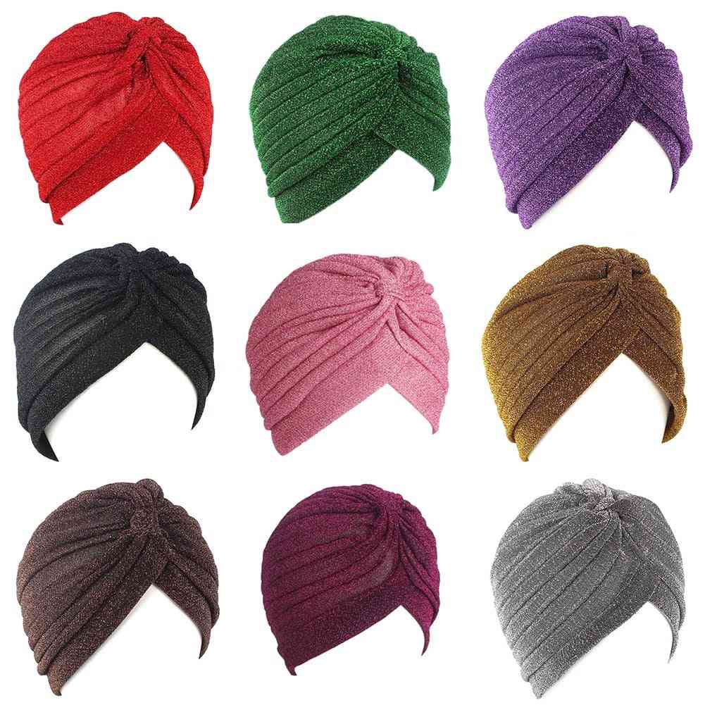 Winter Warm- Casual Shine Knot, Twist Turban, Headbands Headwear Hats
