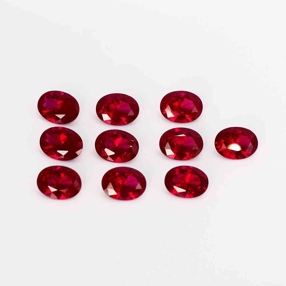Oval Ruby Gemstone For Jewelry
