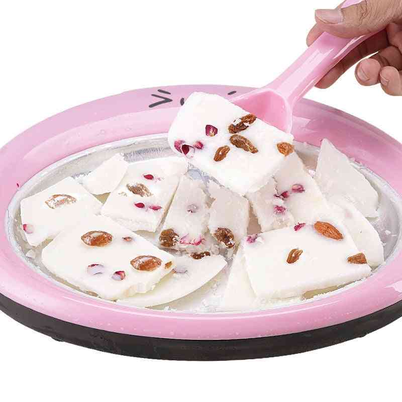 Mini míchaný jogurtový stroj se smaženou lopatou na led