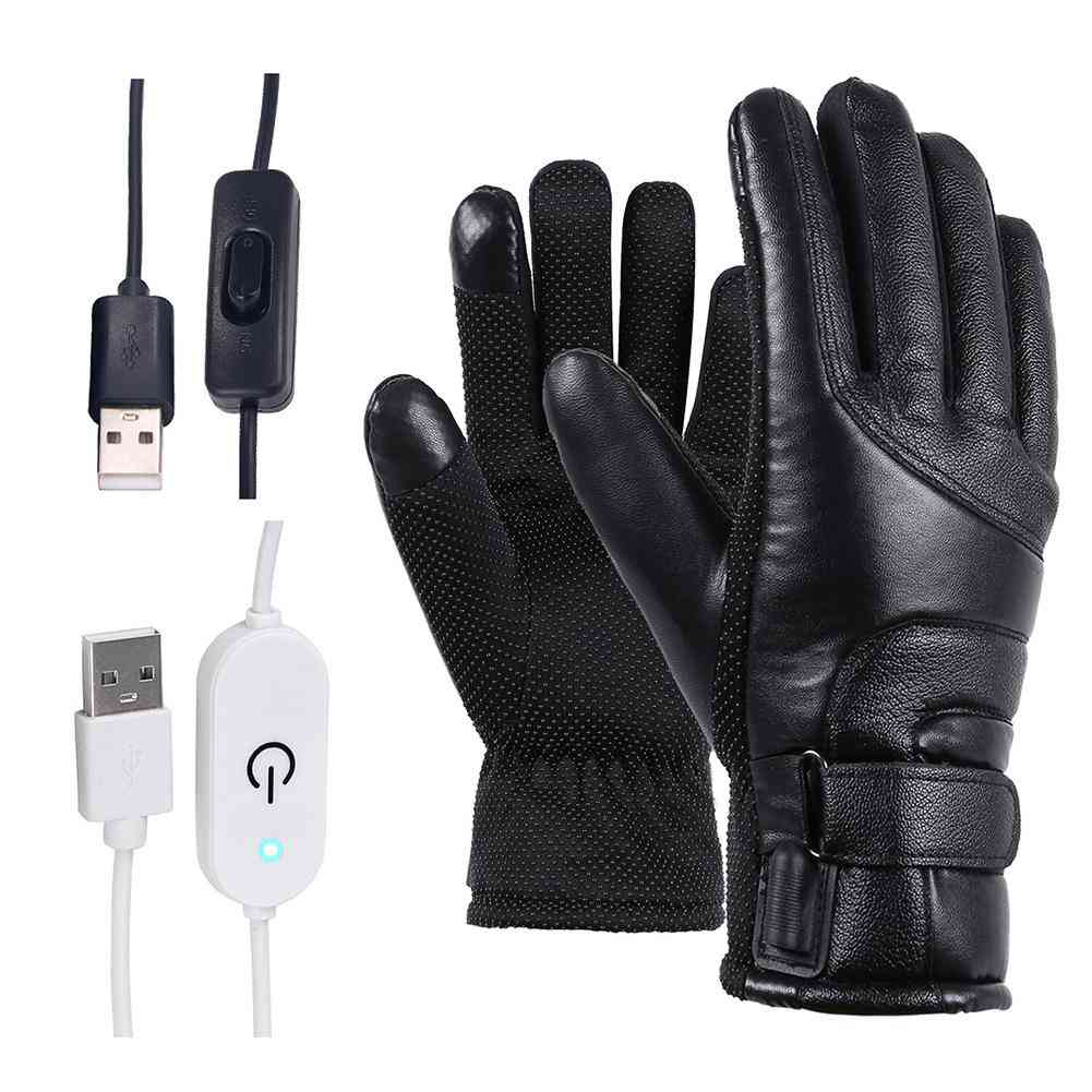 Winter Motorcycle Electric Heated Gloves