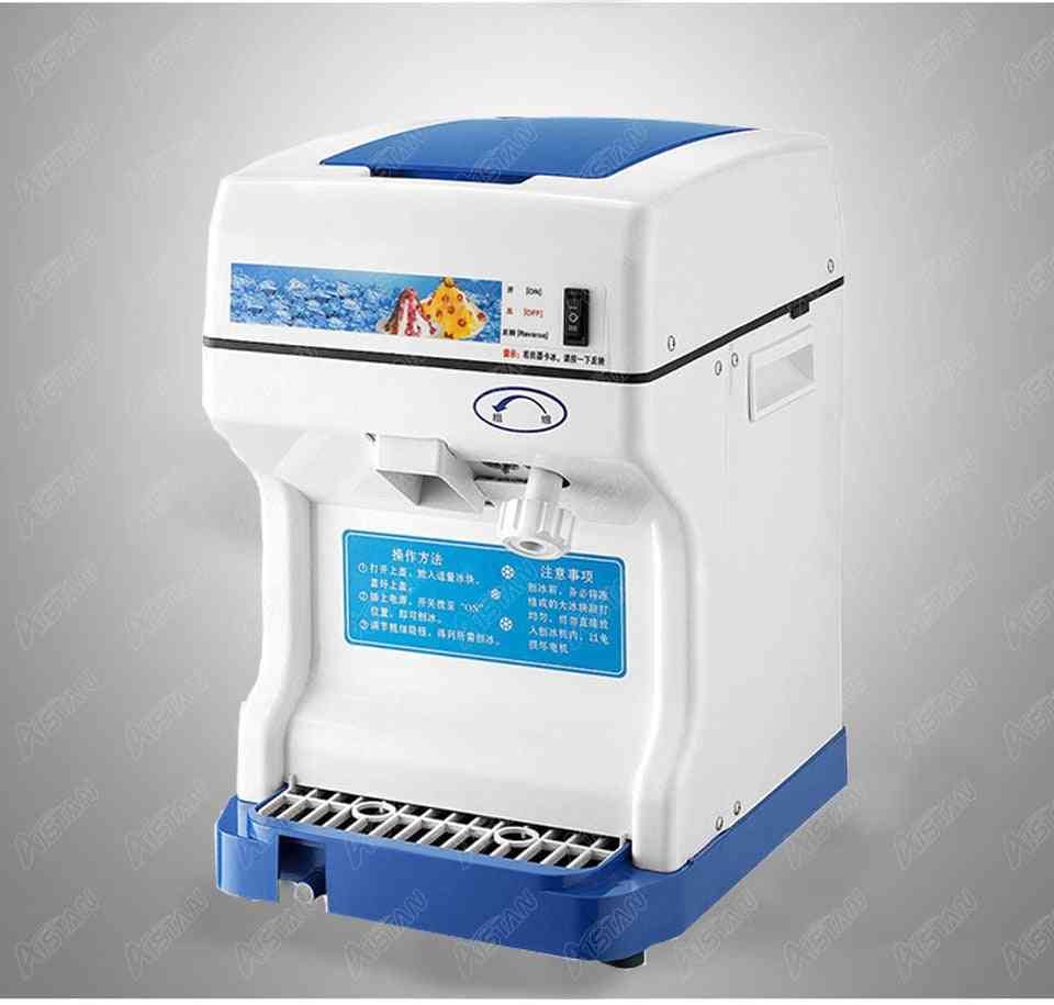 Electric Commercial Cube Ice Shaver, Crusher Machine