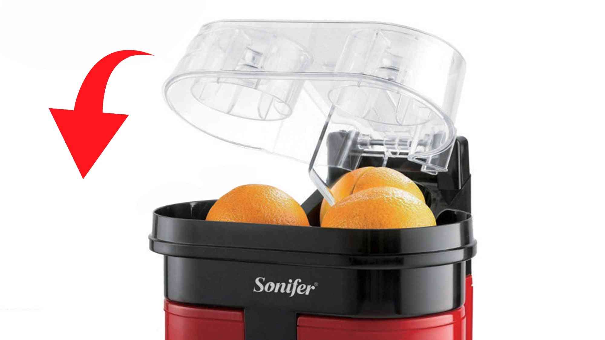 Električni sokovnik za svežo limonino pomarančo z ventilom proti kapljanju citrusov iglavnik iglavcev