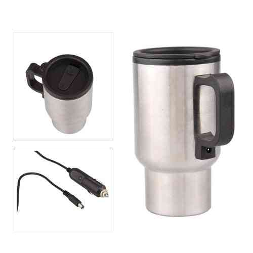 Inox auto termo šalica, električni grijač boca za kavu, čaj