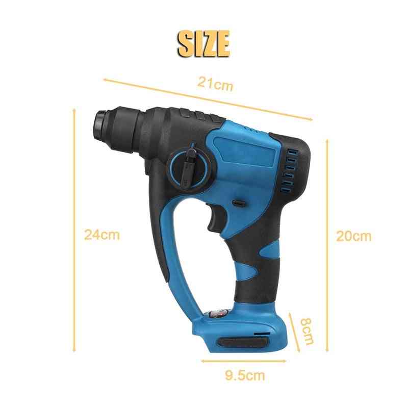 Brushless Cordless Drill Rechargeable Electric Rotary Hammer
