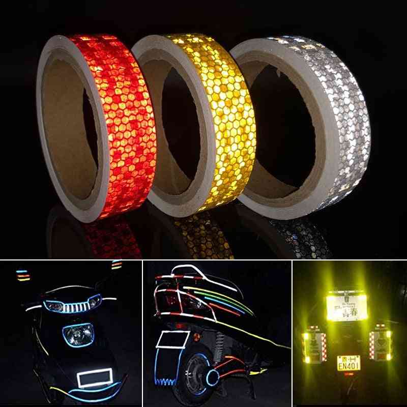 Reflective Warning Strip, Decoration Tape Sticker For Car, Bicycle Accessories