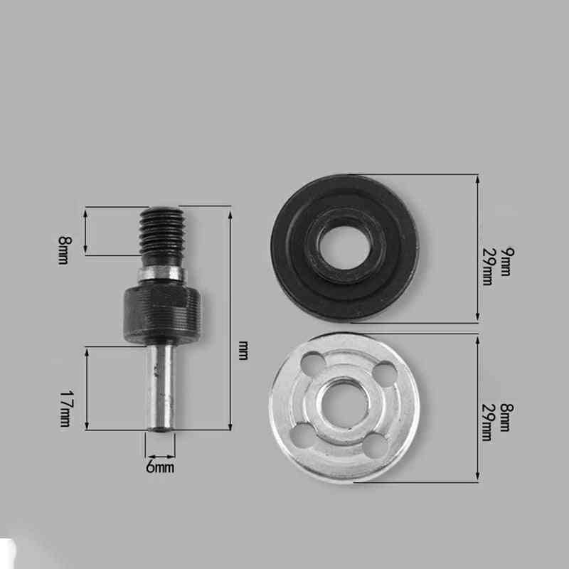 Burghiu electric, tija de legare a polizorului unghiular de conversie pentru disc de tăiere, lustruire, adaptor suport pentru mâner metalic roată