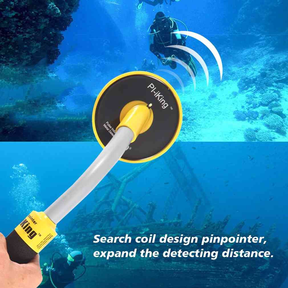 Underwater Metal Detector - High Sensitivity Pulse Induction Hand Held Pinpointer